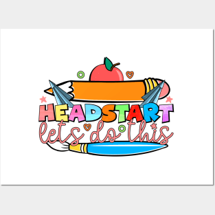 Headstart Let's Do This Posters and Art